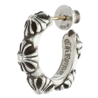 Chrome Hearts Cross Band Hoop Single Earring Size ONE Silver