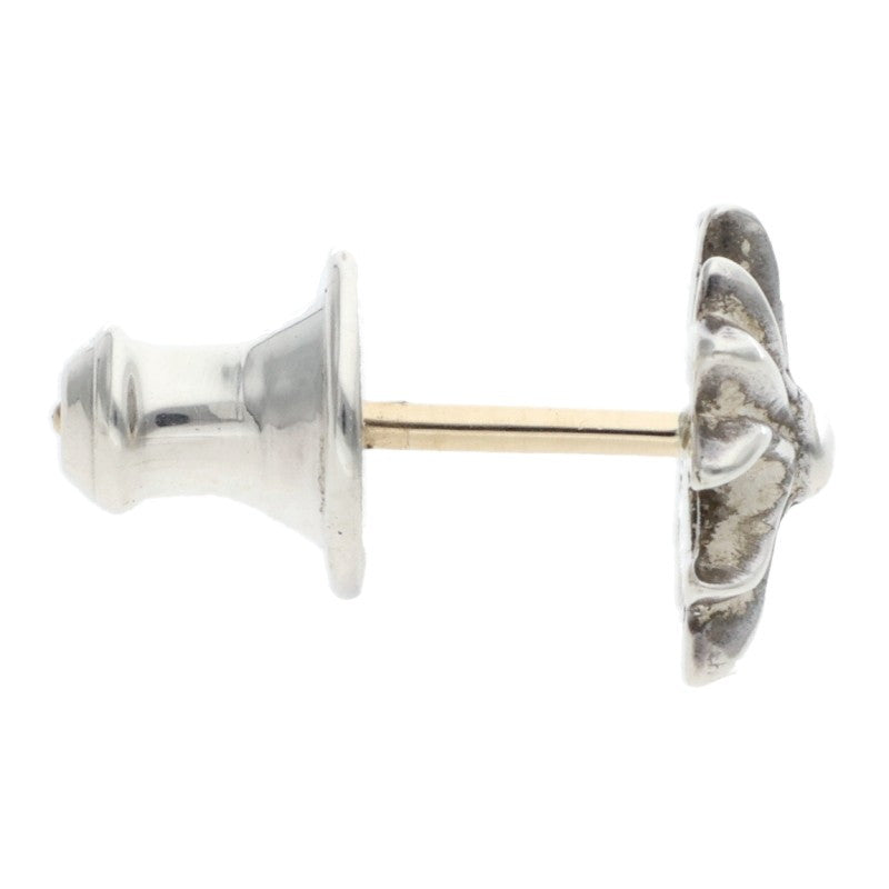 Chrome Hearts No2 CH Plus Stud Single Earring Size Silver