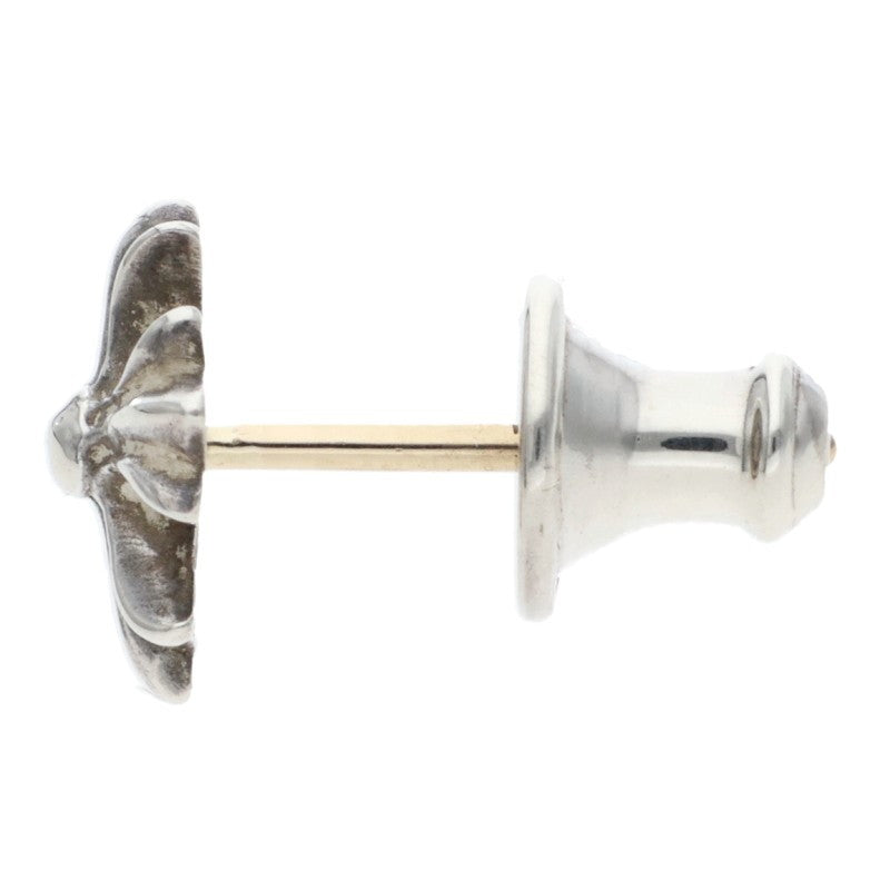 Chrome Hearts No2 CH Plus Stud Single Earring Size Silver