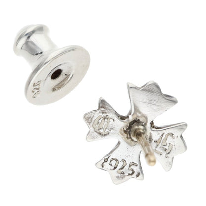 Chrome Hearts No2 CH Plus Stud Single Earring Size Silver