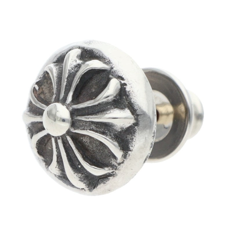 Chrome Hearts Cross Ball Stud Single Earring Size ONE Silver