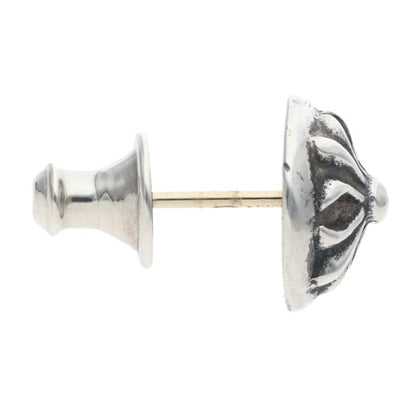 Chrome Hearts Cross Ball Stud Single Earring Size ONE Silver