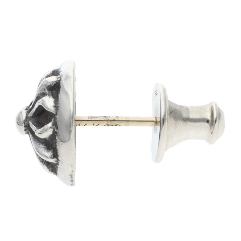 Chrome Hearts Cross Ball Stud Single Earring Size ONE Silver