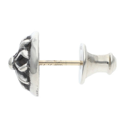 Chrome Hearts Cross Ball Stud Single Earring Size ONE Silver