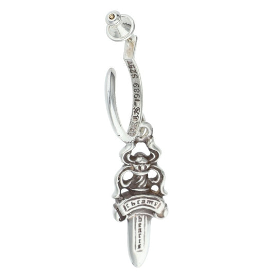 Chrome Hearts #5 Dagger Hoop Single Earring Size ONE SIZE