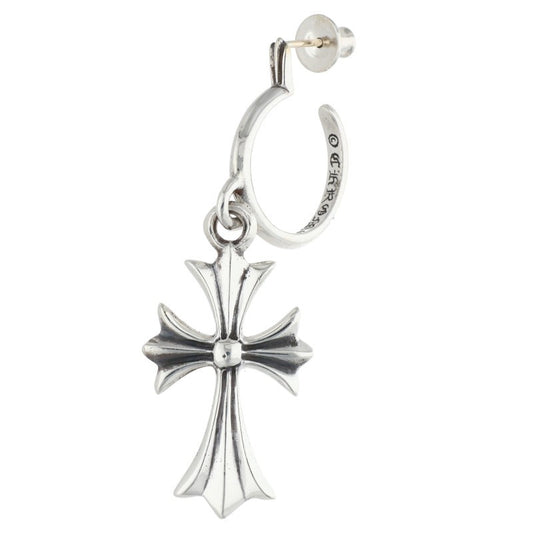 Chrome Hearts Tiny CH Cross Hoop Single Size ONE SIZE