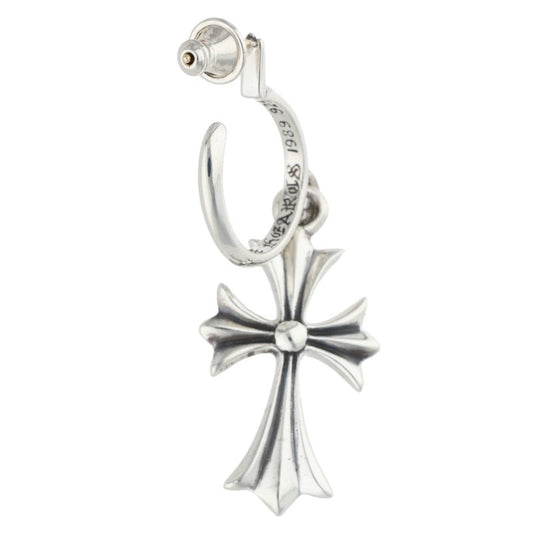 Chrome Hearts Tiny CH Cross Hoop Single Size ONE SIZE