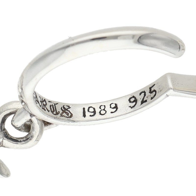 Chrome Hearts Tiny CH Cross Hoop Single Size ONE SIZE