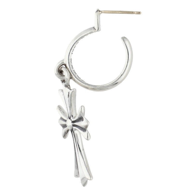 Chrome Hearts Tiny CH Cross Hoop Single Size ONE SIZE