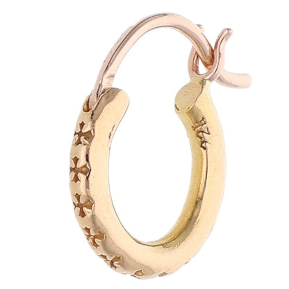 Chrome Hearts 22K ER TFL Gold Yellow Gold Earrings Size ONE SIZE