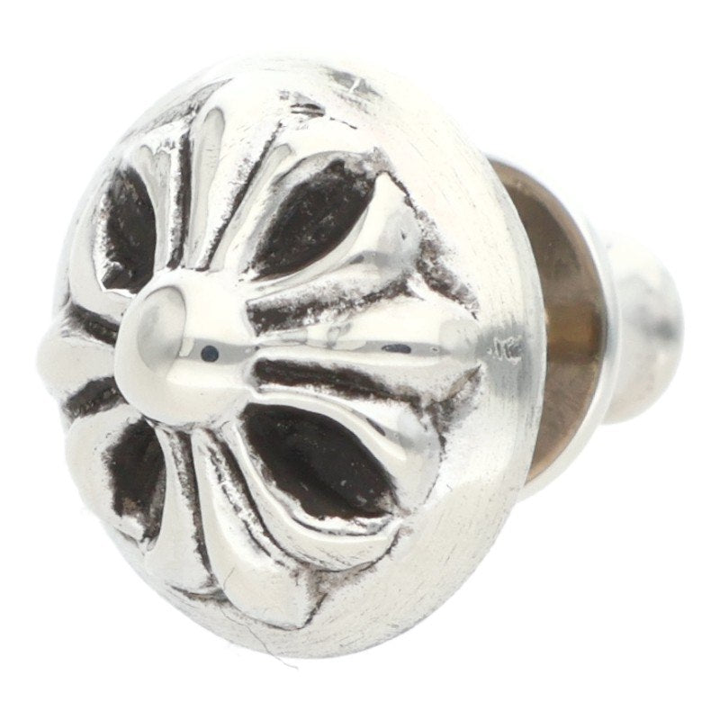 Chrome Hearts Cross Ball Stud Silver Earring Size ONE SIZE