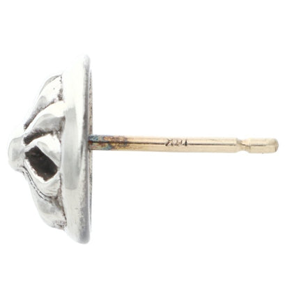 Chrome Hearts Cross Ball Stud Silver Earring Size ONE SIZE