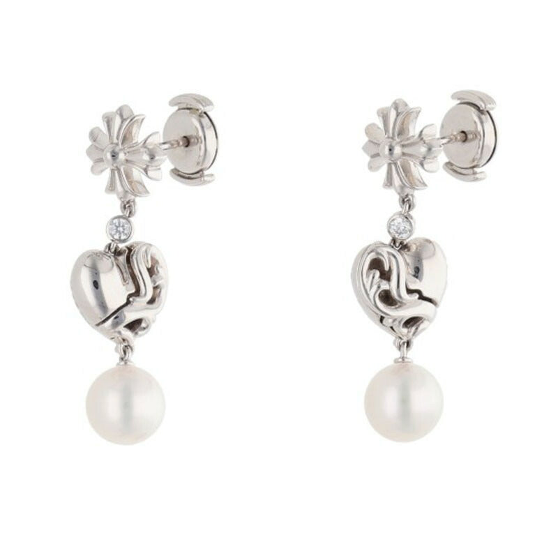 Chrome Hearts MIKIMOTO CH Plus Heart Pearl Size ONE SIZE