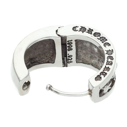 Chrome Hearts Narrow V-CHX R Silver Earring Size ONE SIZE