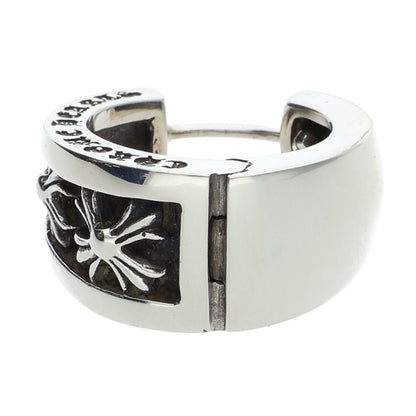 Chrome Hearts Narrow V-CHX R Silver Earring Size ONE SIZE