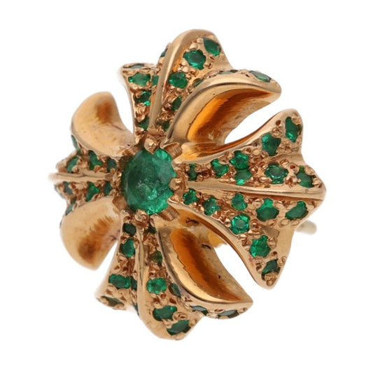 Chrome Hearts 22K Large CH Plus PAVE Emerald Size ONE SIZE