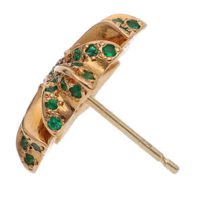 Chrome Hearts 22K Large CH Plus PAVE Emerald Size ONE SIZE