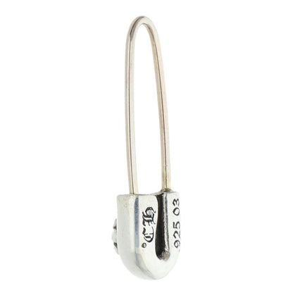 Chrome Hearts ER Safety Pin 1 Diamond Silver Earring