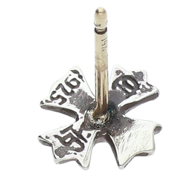 Chrome Hearts No2 CH Plus Stud Silver Earring Size ONE SIZE