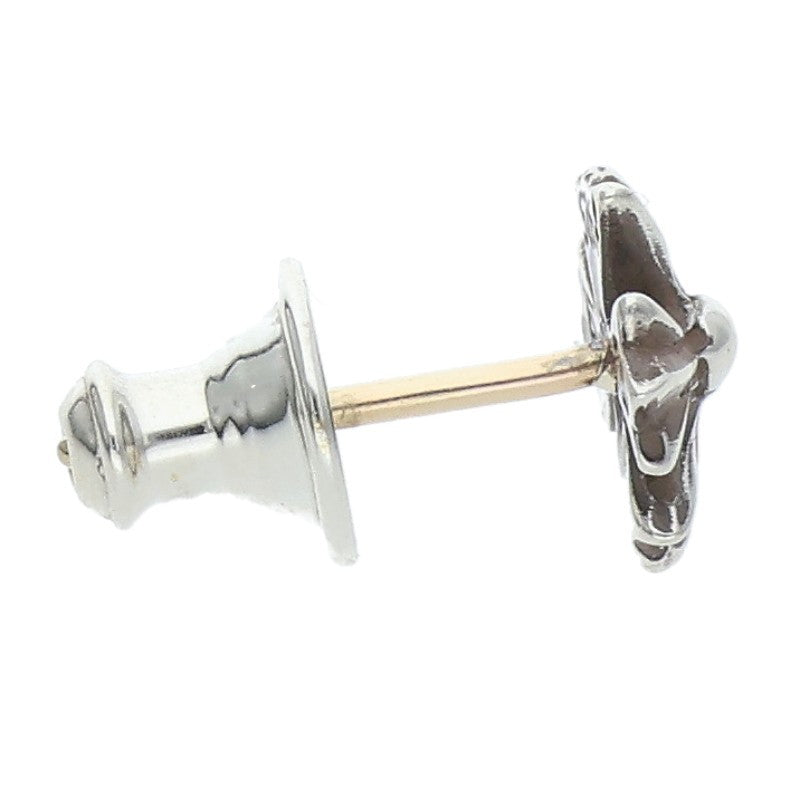 Chrome Hearts No2 CH Plus Stud Silver Earring Size ONE SIZE