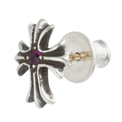 Chrome Hearts No2 CH Cross Stud Pink Sapphire Size ONE SIZE