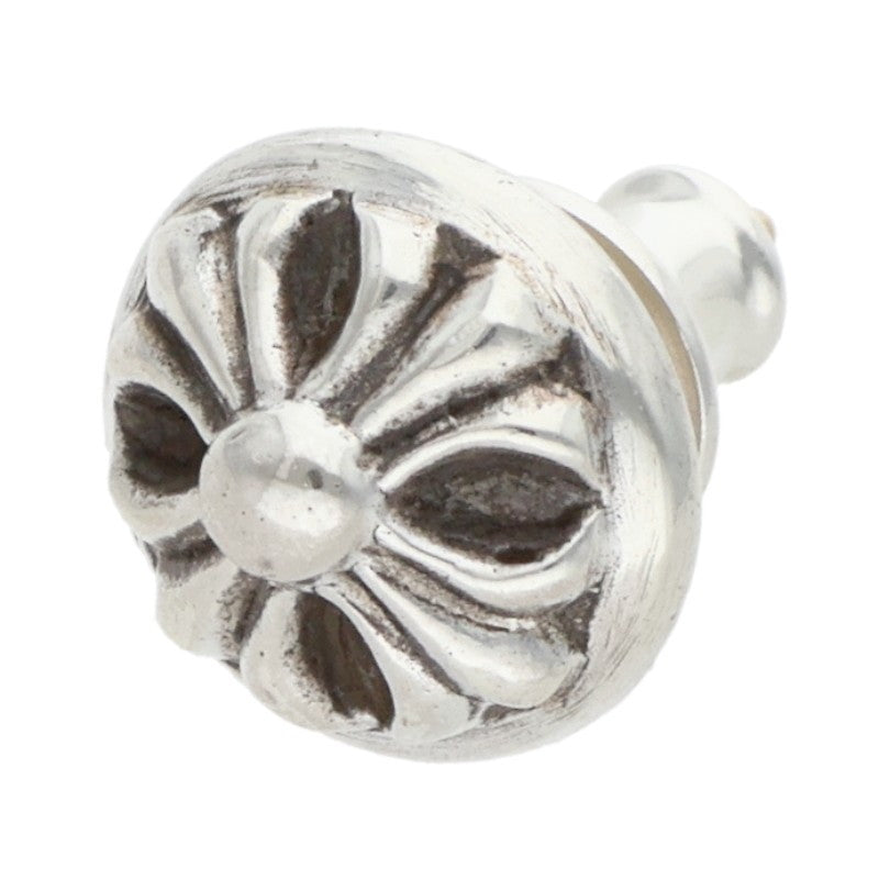 Chrome Hearts Cross Ball Stud Silver Earring Size ONE SIZE