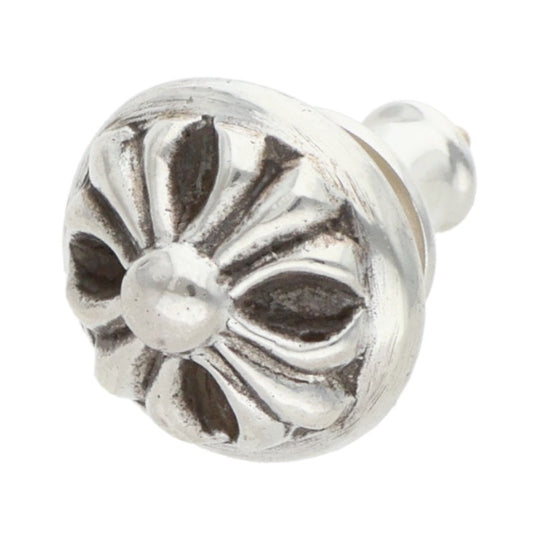 Chrome Hearts Cross Ball Stud Silver Earring Size ONE SIZE