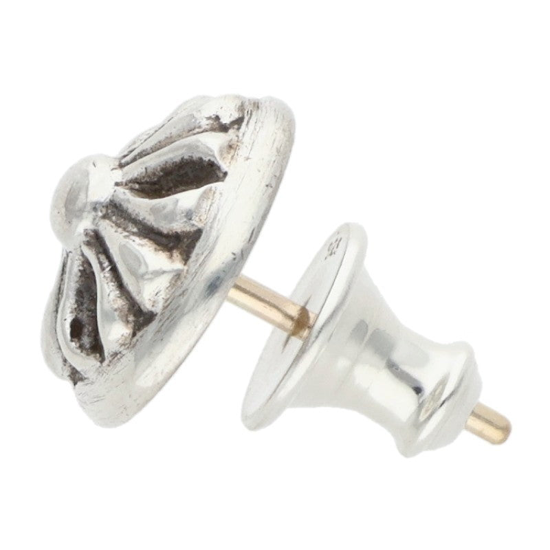 Chrome Hearts Cross Ball Stud Silver Earring Size ONE SIZE