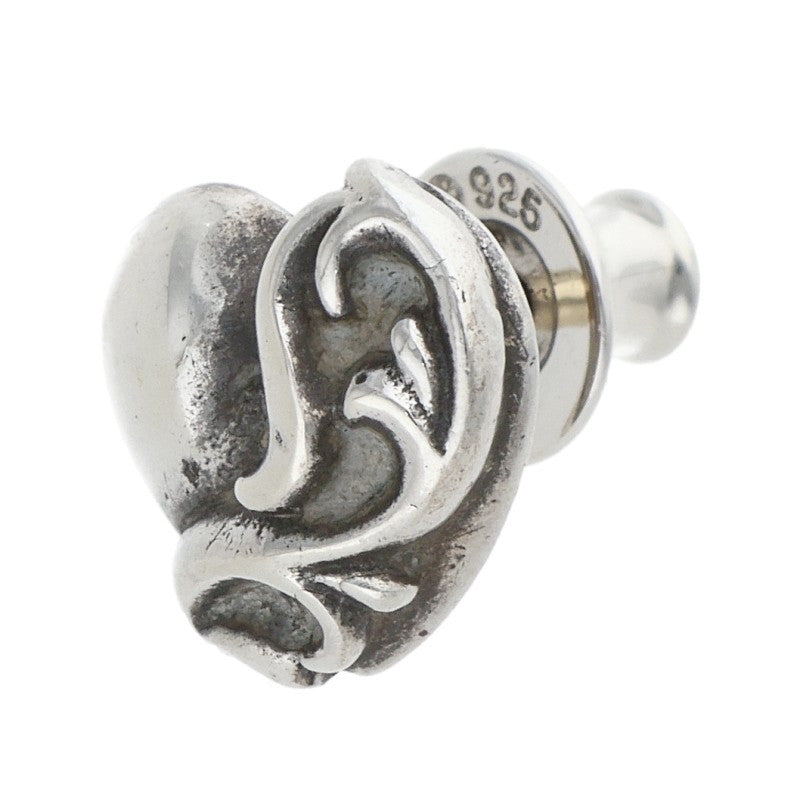 Chrome Hearts Heart Stud Silver Earring Size ONE SIZE