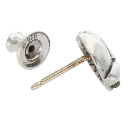 Chrome Hearts Heart Stud Silver Earring Size ONE SIZE
