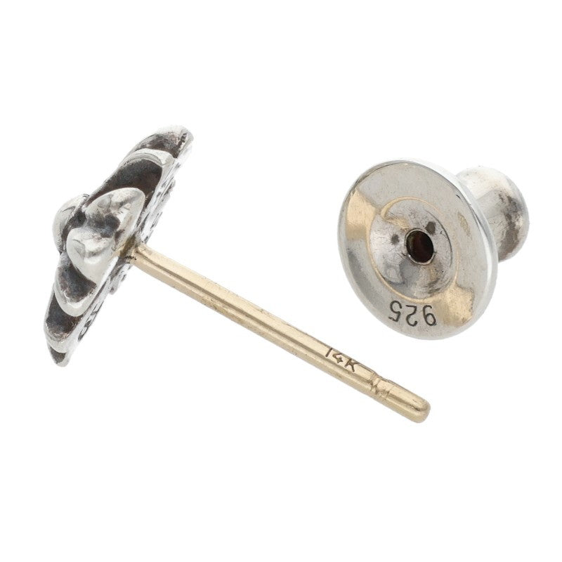 Chrome Hearts No2 CH Plus Stud Silver Earring Size ONE SIZE