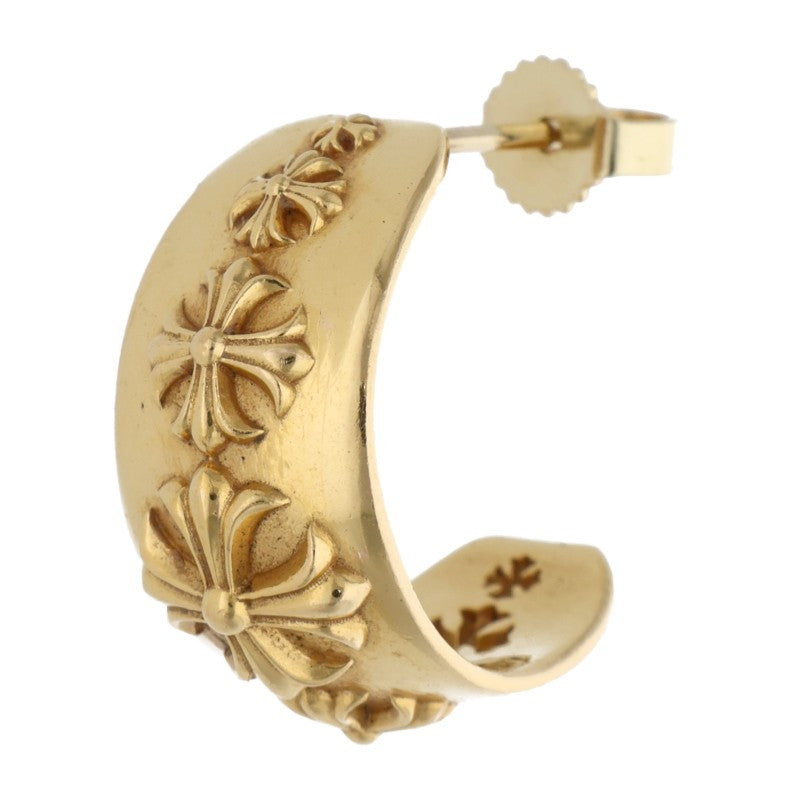 Chrome Hearts 22K Gold CH Wide Single Earring Size ONE SIZE