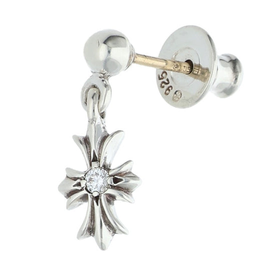 Chrome Hearts Tiny E CH Plus Diamond Silver Size ONE SIZE