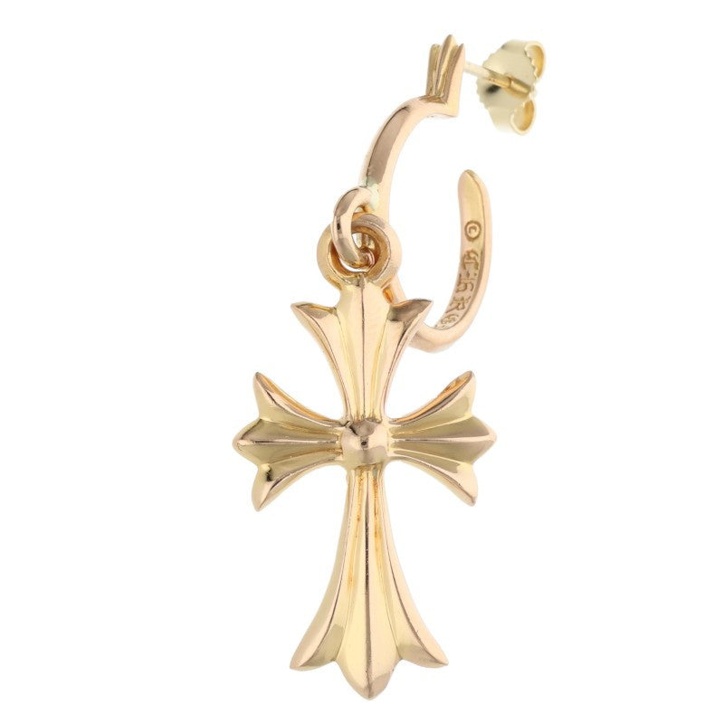 Chrome Hearts 22K Tiny CH Cross Charm Hoop Size ONE SIZE