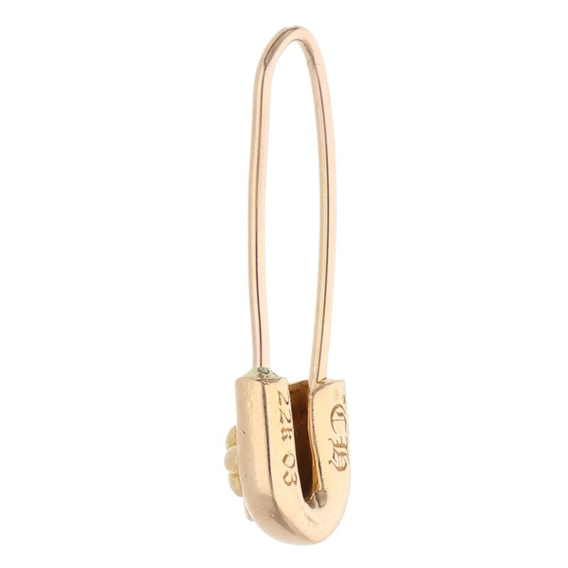 Chrome Hearts 22K ER Safety Pin Yellow Gold Size ONE SIZE