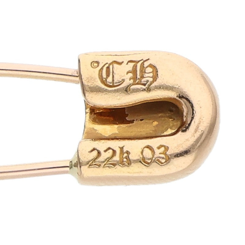 Chrome Hearts 22K ER Safety Pin Yellow Gold Size ONE SIZE