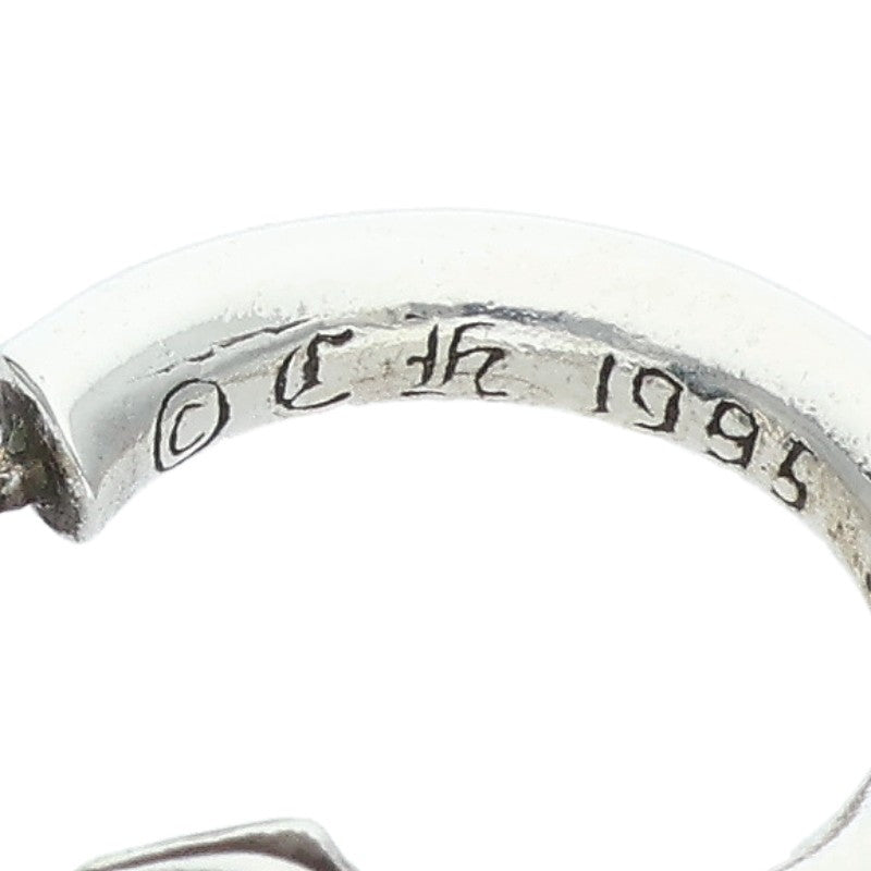 Chrome Hearts Plain Hoop Silver Earring Size ONE SIZE