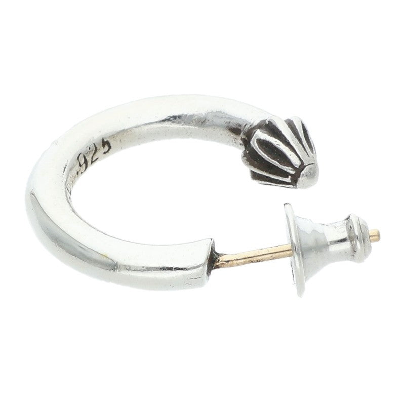 Chrome Hearts Plain Hoop Silver Earring Size ONE SIZE
