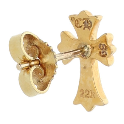 Chrome Hearts 22K CH Cross Fat Stud Yellow Size ONE SIZE