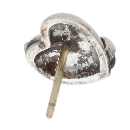 Chrome Hearts Heart Stud Earring Silver Size ONE SIZE