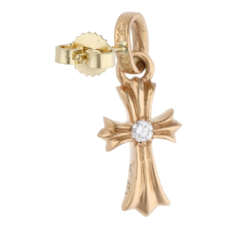 Chrome Hearts 22K 1-Dia Baby Fat Yellow Gold Size ONE SIZE