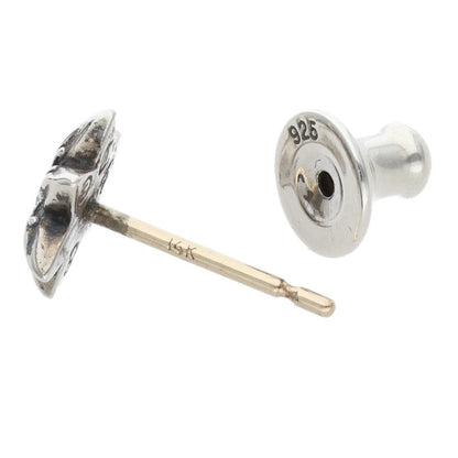 Chrome Hearts 1-Dia Star Stud Earring Silver Size ONE Multi