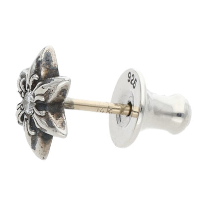 Chrome Hearts 1-Dia Star Stud Earring Silver Size ONE Multi