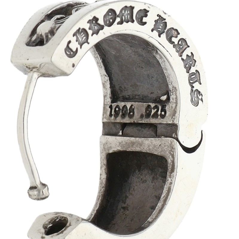 Chrome Hearts Narrow V-CHX R Earring Silver Size ONE SIZE