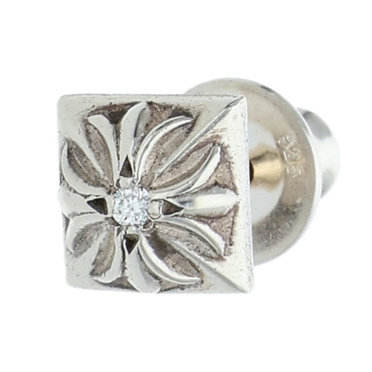 Chrome Hearts 1-Dia Pyramid Stud Earring Size ONE SIZE