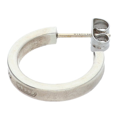 TIFFANY&Co. 1837 Sterling Silver Hoop Earrings Size ONE SIZE