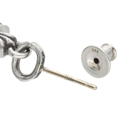 Chrome Hearts Baby Fat Drop Earring Silver Size ONE SIZE