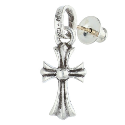 Chrome Hearts Baby Fat Drop Silver Earring Size ONE SIZE