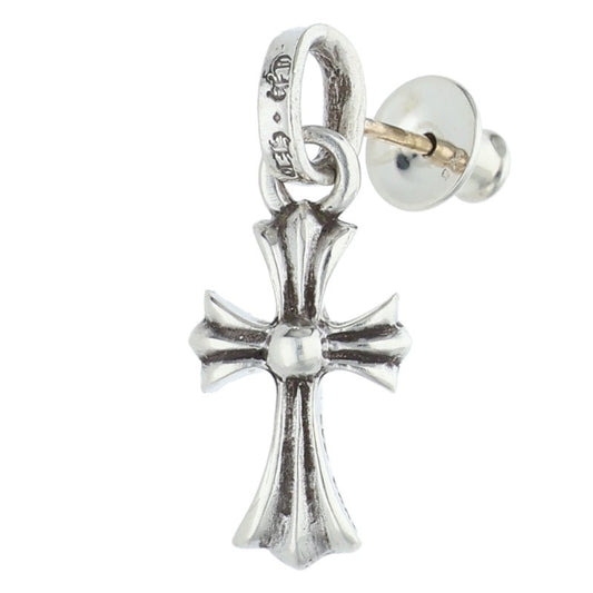 Chrome Hearts Baby Fat Drop Silver Earring Size ONE SIZE