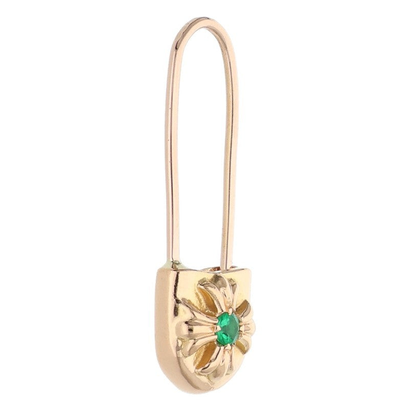 Chrome Hearts 22K Safety Pin Emerald Gold Size ONE SIZE